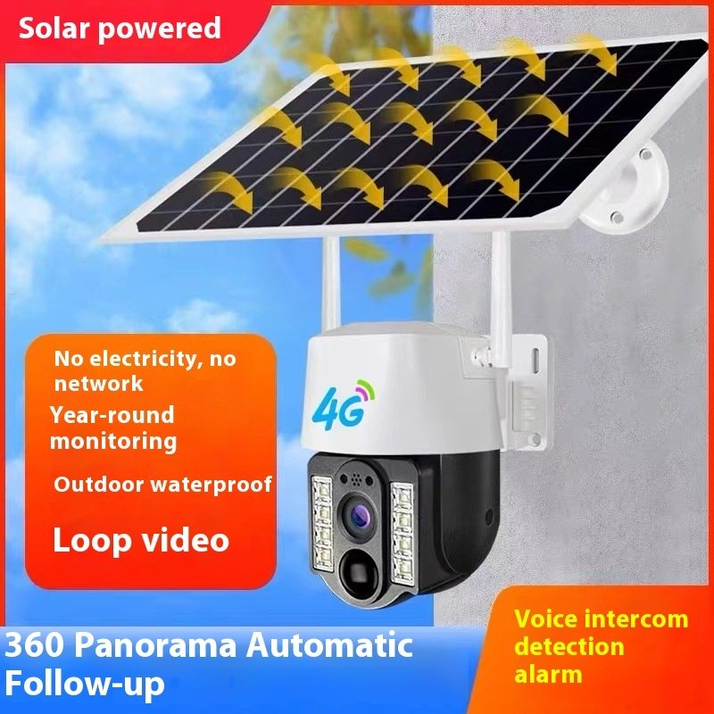 Solar Surveillance Camera Outdoor Gimbal Network - Image 3