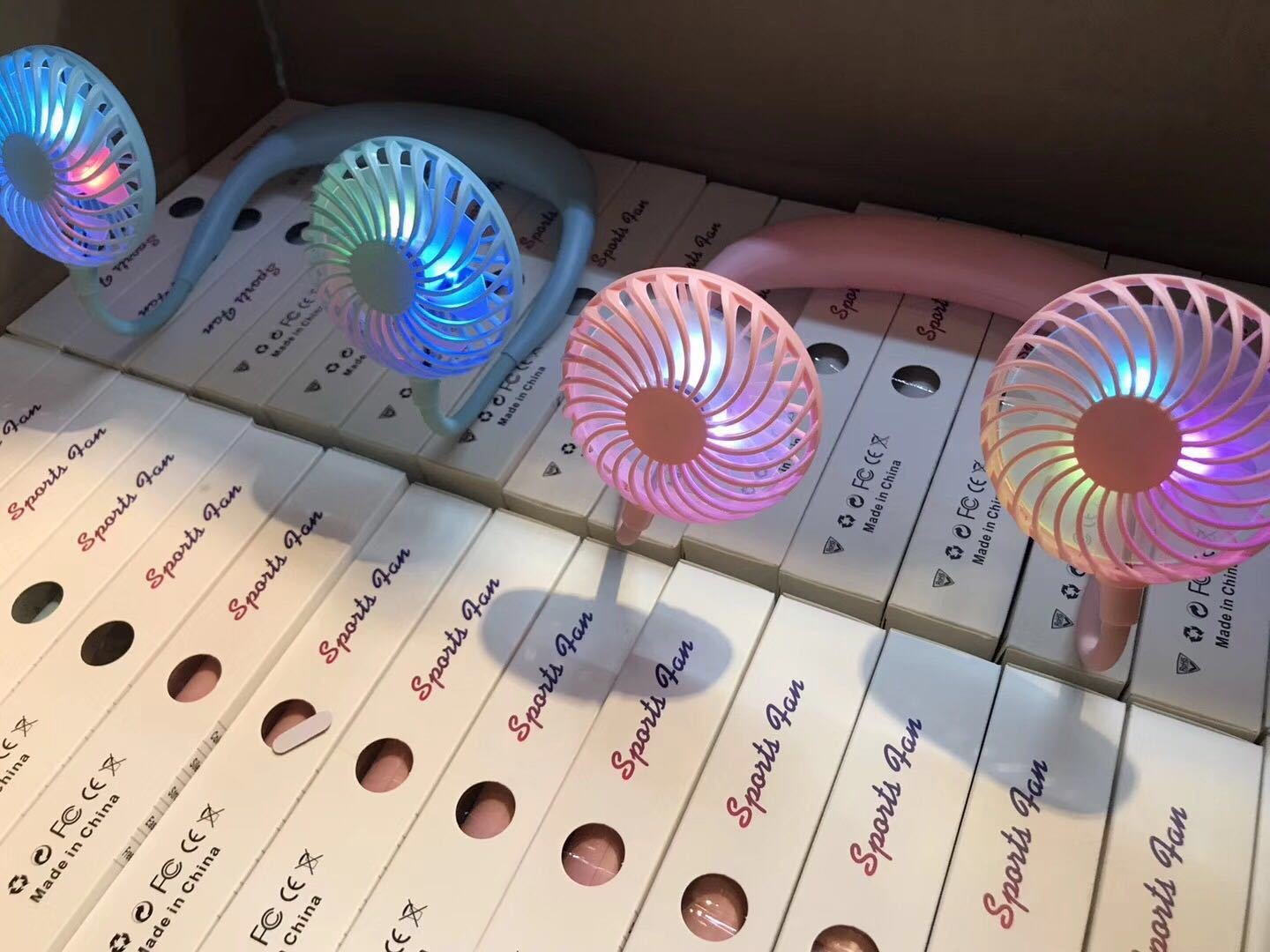 Charging portable lazy fan student desktop fan hanging neck fan - Image 8