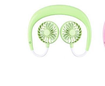 Charging portable lazy fan student desktop fan hanging neck fan - Image 10