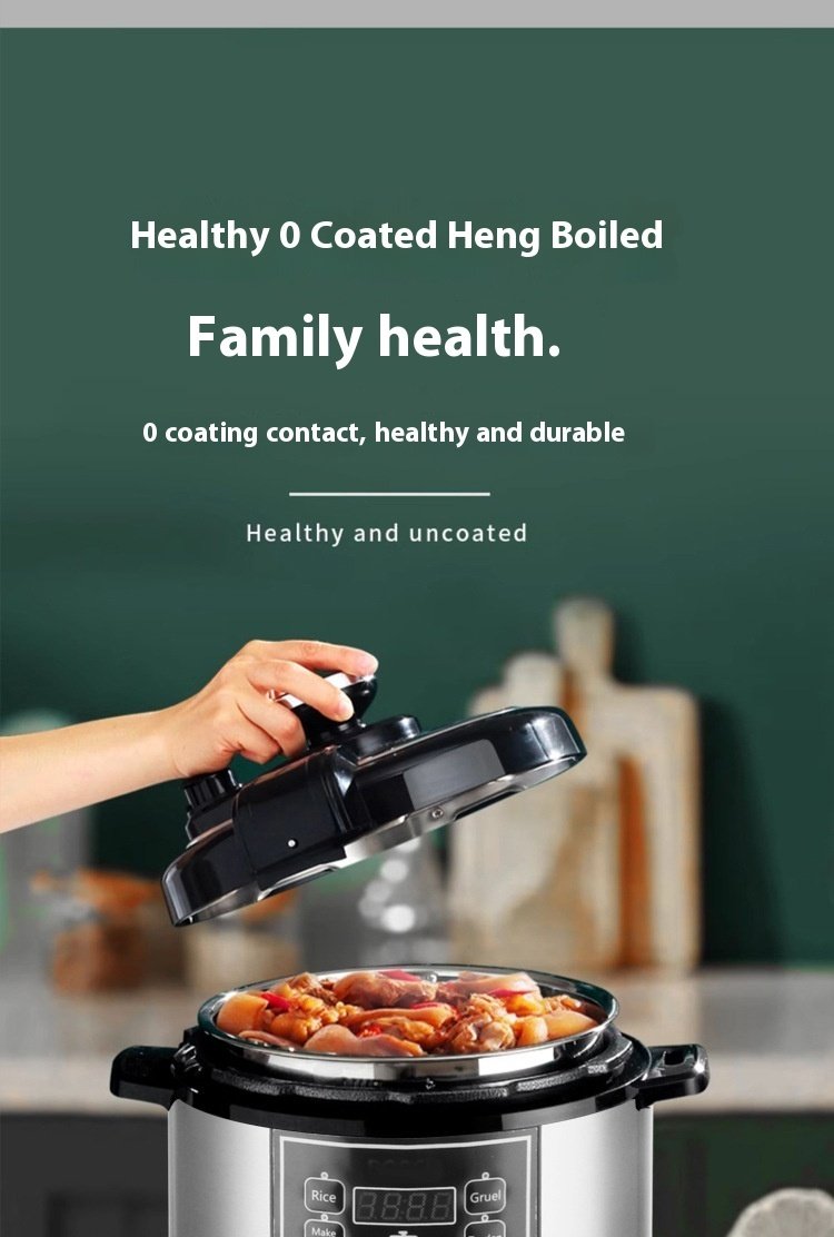 5L Pressure Cooker Multi-function Intelligent Reservation Timing Rice Cooker Household - Image 7