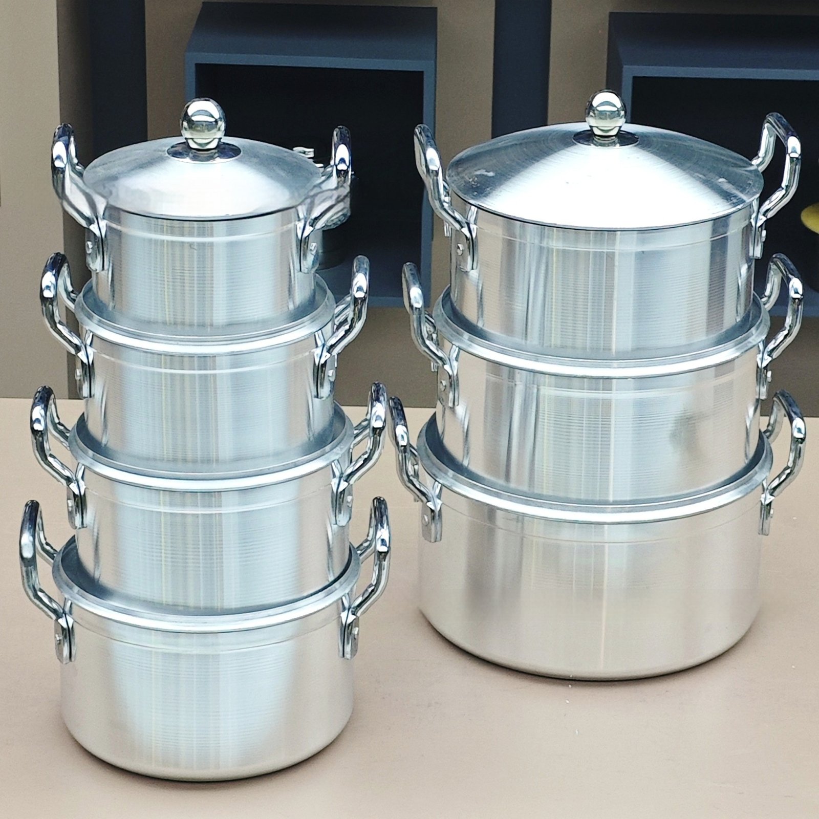 7-piece Kitchen Pot Set Aluminum Pot Suit - Image 7