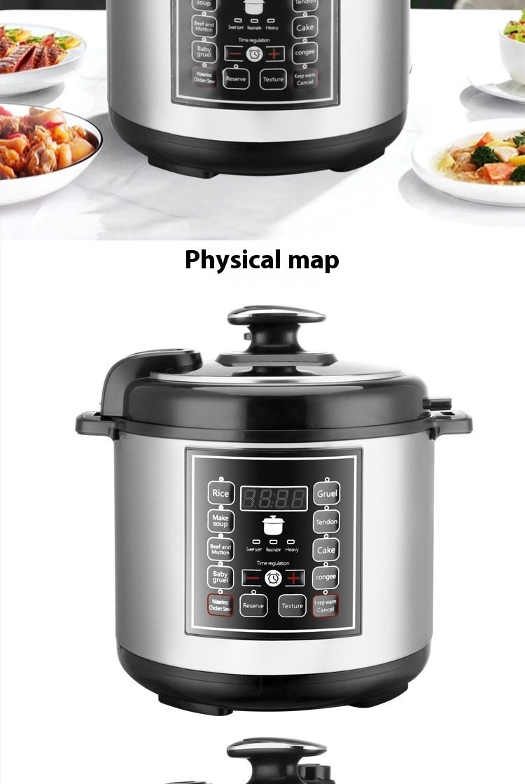 5L Pressure Cooker Multi-function Intelligent Reservation Timing Rice Cooker Household - Image 10