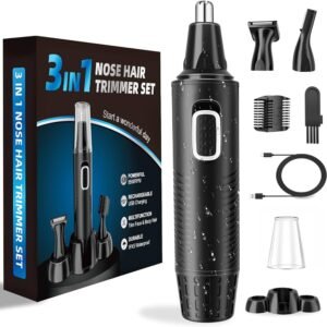 3 in 1 Nose Hair Trimmer Set - Trendy Store