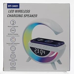 LED Wireless Charging Speaker BT 3401 - Trendy Store