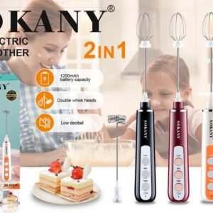 Sokany 2 In 1 USB Electric Milk Frother 1200W SK 02014 - Trendy Store
