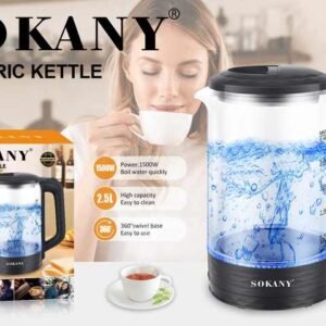 Sokany Electric Kettle 1500W SK 09015- Trendy Store