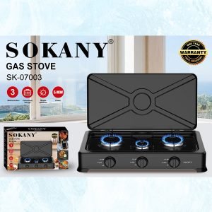 Sokany Gas Stove 2 Plate SK07003 - Trendy Store