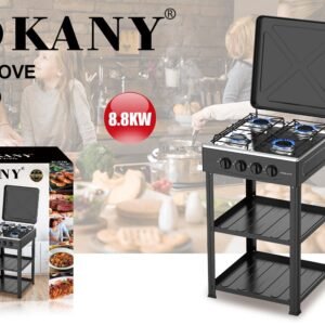 Sokany Gas Stove 4 Plate 8KW SK 07020 - Trendy Store