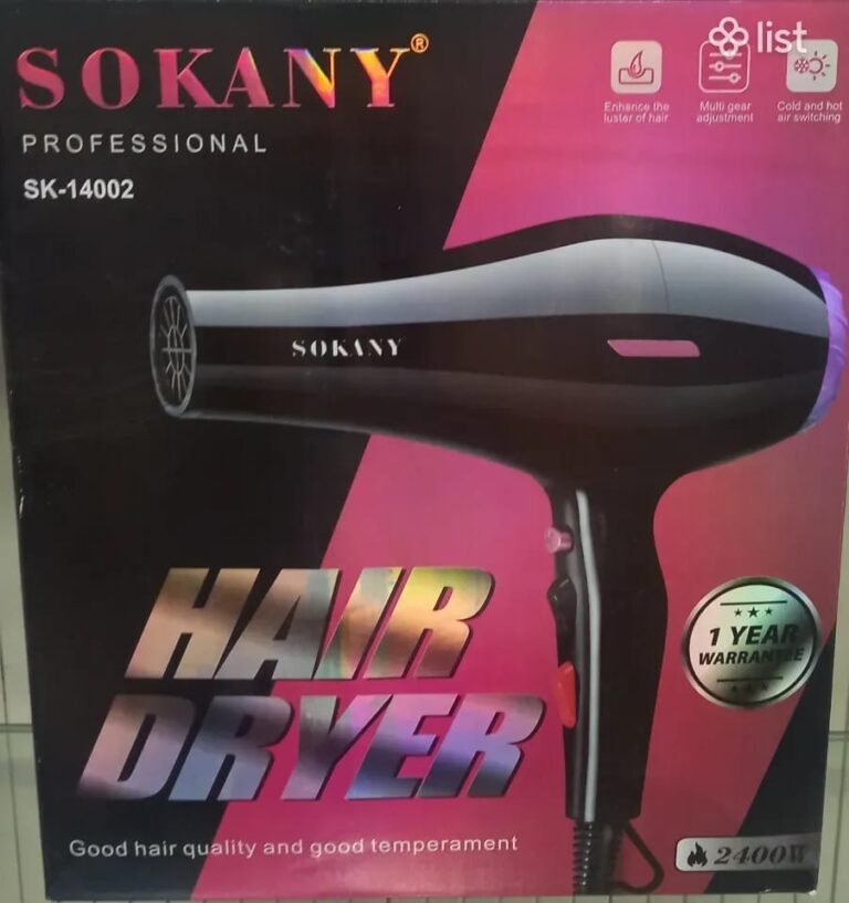 Sokany Professional Hair Dryer 2400W SK 14002 - Trendy Store