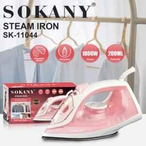 Sokany Steam Iron 200ml 1800W SK 11044 - Trendy Store